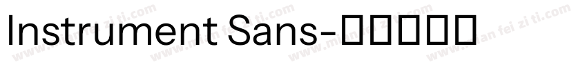 Instrument Sans字体转换